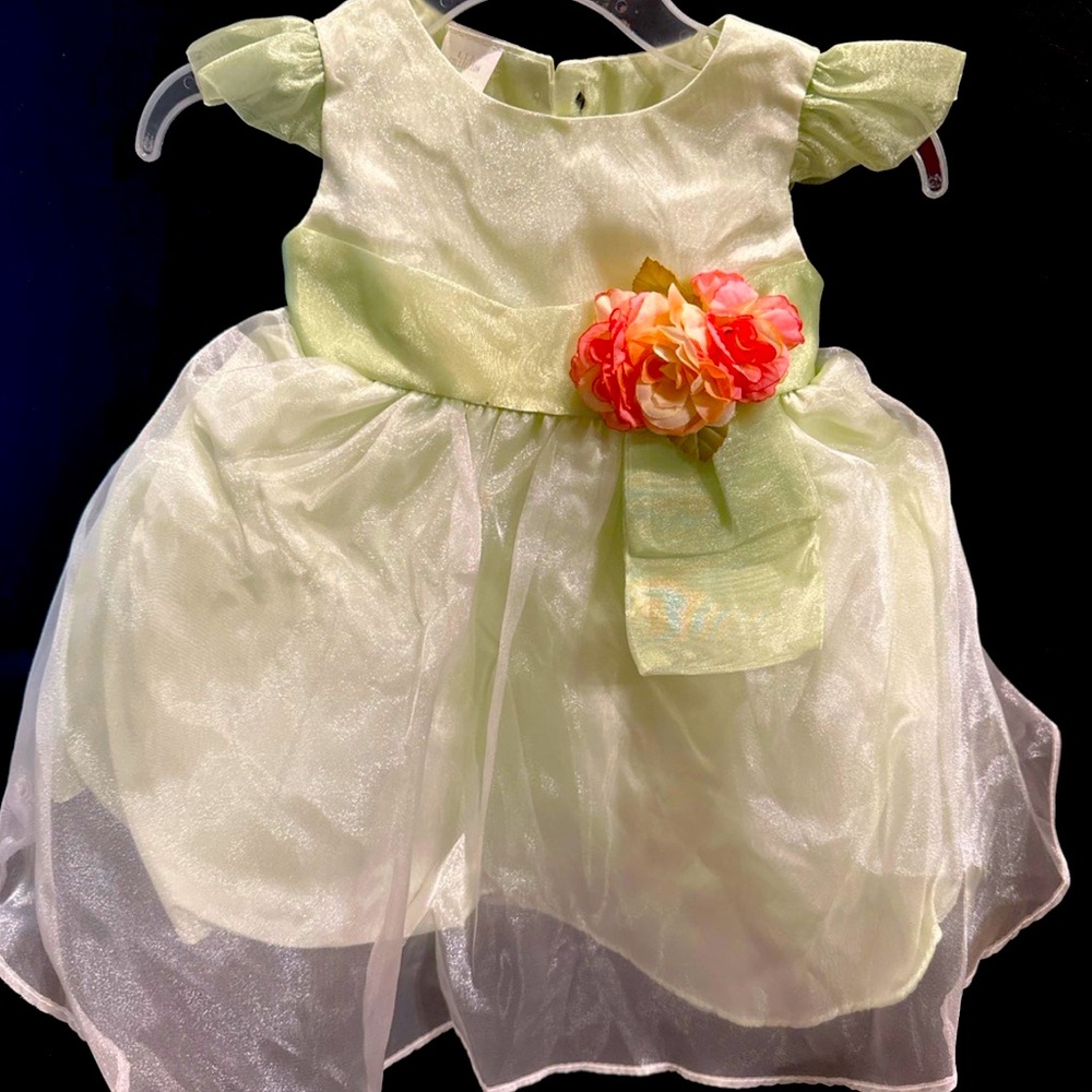 mint green kid collection dress